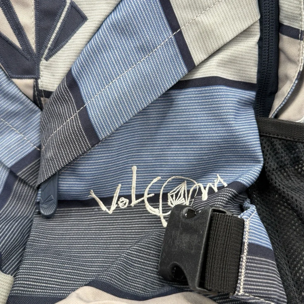 🔥✅ Volcom Backpack Blue Grey USED